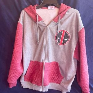 Deadpool Zip Up Hoody size Mens XL